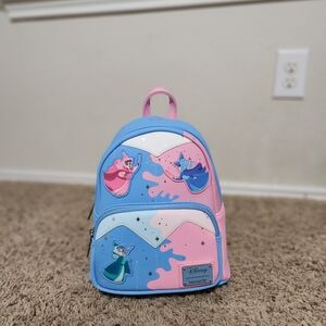 Loungefly Make It Pink Make It Blue Mini Backpack Exclusive Rare